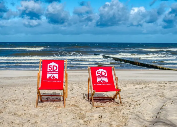 Apartman 219 Z Basenem, Sauna, Jacuzzi, Przy Samej Plazy - 5d Apartments- 5d Niechorze