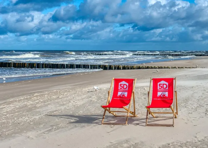 219 Z Basenem, Sauna, Jacuzzi, Przy Samej Plazy - 5d Apartments- 5d * Niechorze