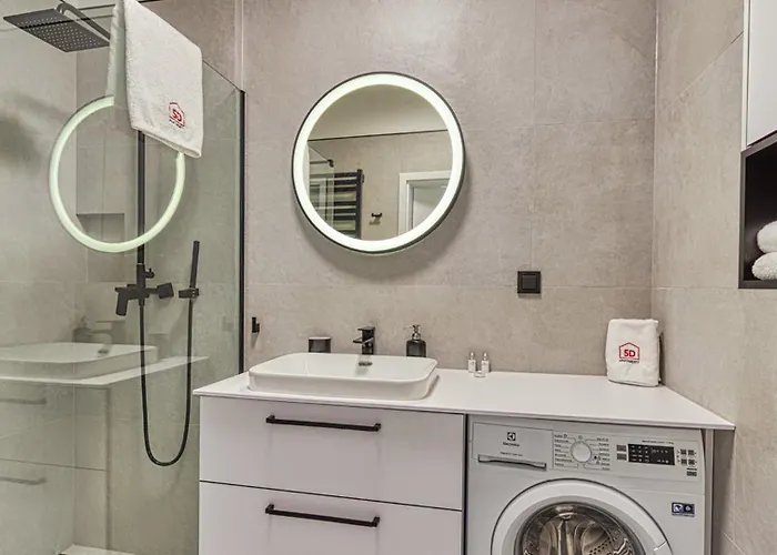 219 Z Basenem, Sauna, Jacuzzi, Przy Samej Plazy - 5d Apartments- 5d