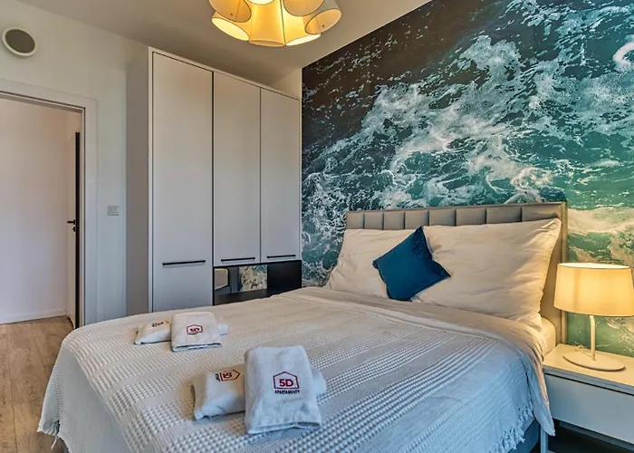 219 Z Basenem, Sauna, Jacuzzi, Przy Samej Plazy - 5d Apartments- 5d *