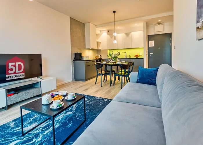 219 Z Basenem, Sauna, Jacuzzi, Przy Samej Plazy - 5d Apartments- 5d *