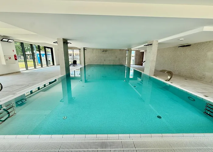 Apartman 219 Z Basenem, Sauna, Jacuzzi, Przy Samej Plazy - 5d Apartments- 5d *